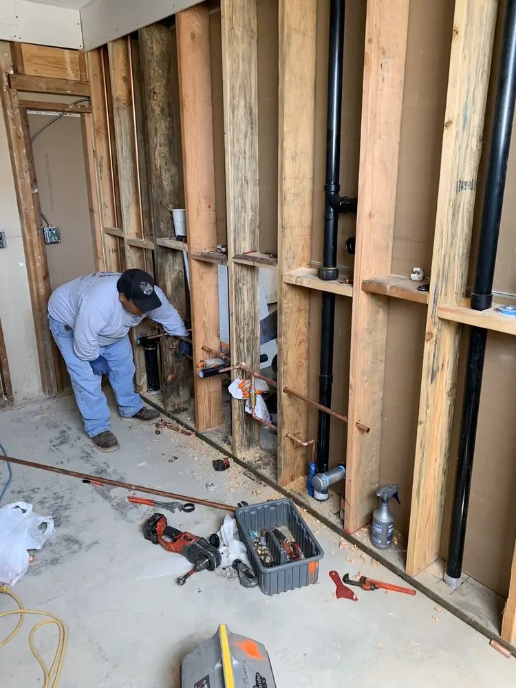 Commercial rough-in plumbing for Gas Line Repair in Spring Tree